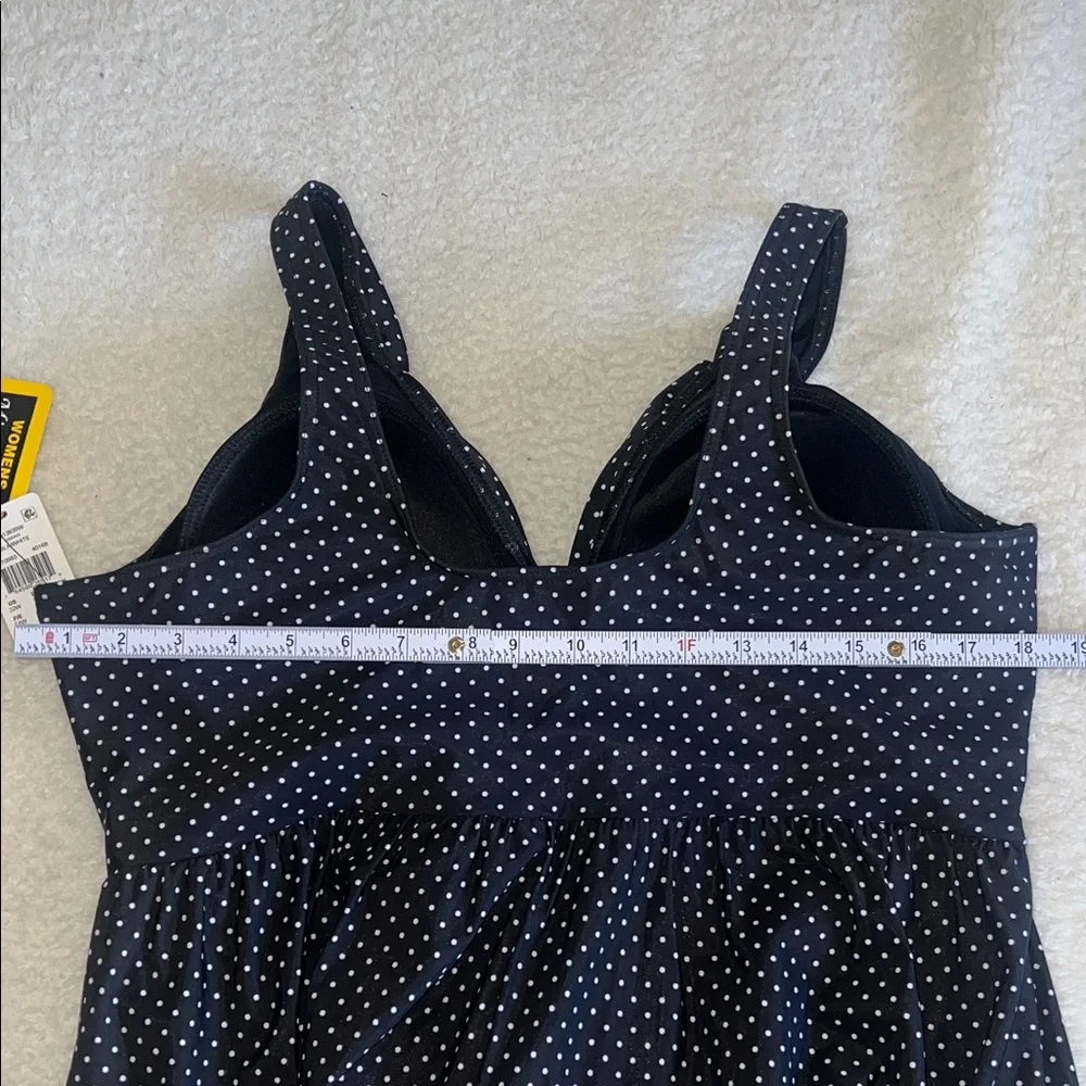 Miraclesuit “Pin Point Marais” Tummy Control Swimdress Polka Dot 22W‎ NWT